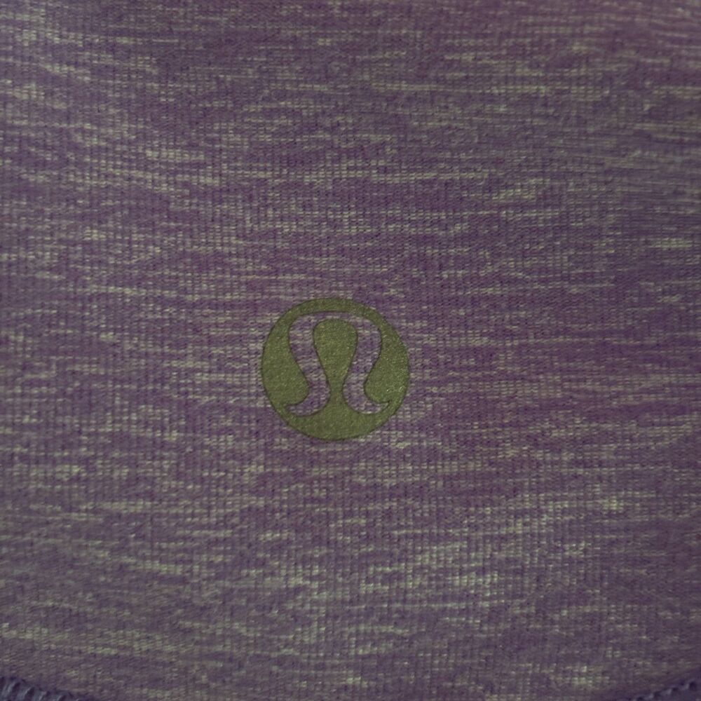 Lululemon Athletica Top Women's Purple Mesh Panels Thumbholes 1/4 Zip Activewear - Picture 4 of 10